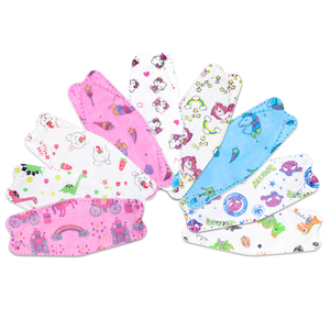 Masker Kartun Kupu-kupu Anak-anak dengan Kain Non-tenun 4ply Masker Anak-anak Sekali Pakai KF94 Dapat Bernafas untuk Luar - Product Image 6