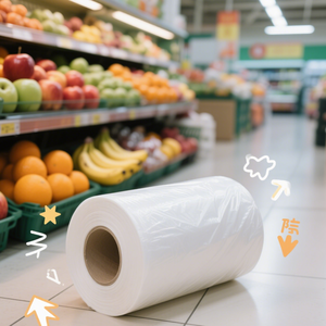 Bolsa de Vacío Transparente Personalizada de HDPE/LDPE con Asa, Logotipo Personalizado, Colores, Reciclable, Ecológica, para Envasado de Alimentos para Supermercado - Product Image 3