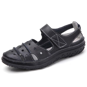 Nouveaux modèles <span class=keywords><strong>de</strong></span> <span class=keywords><strong>sandales</strong></span> plates d'été en <span class=keywords><strong>cuir</strong></span> pour femmes, idéales pour la <span class=keywords><strong>randonnée</strong></span> en extérieur, <span class=keywords><strong>de</strong></span> marque économique, vente en gros, chaussures chinoises <span class=keywords><strong>de</strong></span> haute qualité, grandes tailles USA - Product Image 3