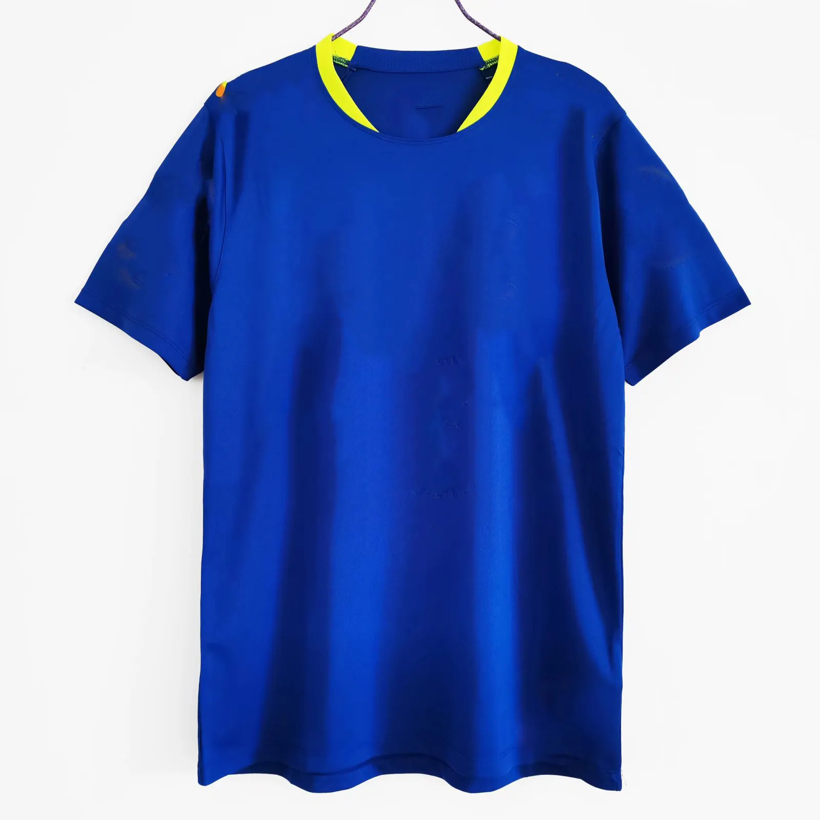 Sublimación Retro Camisetas de fútbol Brasil Equipo de campo Manga corta y larga Camiseta de fútbol Estilo antiguo