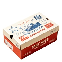 Échantillon gratuit de boîte postale en carton ondulé pliée sur mesure, impression personnalisée du logo de la marque, emballage en carton, boîte d'expédition