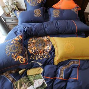 King Size Royaume-Uni en ligne et <span class=keywords><strong>turquoise</strong></span> tissu sac à main couvre-<span class=keywords><strong>lit</strong></span> étui <span class=keywords><strong>bleu</strong></span> marine couette oreiller - Product Image 4