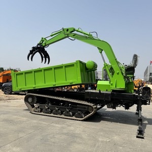 Cheap New <b>Dumper</b> Unique Hydraulic Rubber Crawler Self Transporter <b>Tracked</b> Vehicle <b>Dumper</b> Trade - Product Image 4