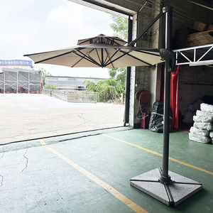 Sombrilla de Jardín Personalizada con Logotipo, Parasol para <span class=keywords><strong>Patio</strong></span> Exterior, Sombrilla de Aluminio Giratoria 360°, Juego de Sombrillas Solares para <span class=keywords><strong>Patio</strong></span> - Product Image 3