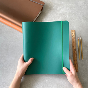 Da bằng gỗ menu tay áo Vòng chất kết dính cuốn Sách bìa Vòng chất kết dính thư mục chấp nhận tùy chỉnh giáo viên tập tin - Product Image 2