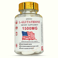 Capsules de L-Glutathion à Marque Privée Personnalisée 1500mg avec Collagène Vitamine C Blanchiment de la Peau pour Adultes Antioxydant Soutien du Foie