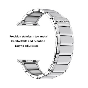 Correa Magnética de Acero Inoxidable para Apple Watch Ultra 3 Ultra 2 49mm 46mm 42mm, Correa de Metal Ajustable para <span class=keywords><strong>iWatch</strong></span> Serie 11 - Product Image 4