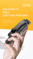 L11 Mini Palo Selfie Portátil con Control Remoto, Trípode de Acero Inoxidable Ajustable y Giratorio de 360 Grados