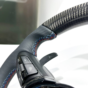 Volante de Fibra de Carbono para <span class=keywords><strong>BMW</strong></span> F16 F26 F39 F48 F82 F36 F33 F32 F80 F35 F34 F31 F30 <span class=keywords><strong>F20</strong></span> F21 M2 M3 M4, Envío desde EE. UU. - Product Image 5