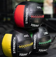 Balón Medicinal de PU Suave FRS de 2KG a 12KG para Entrenamiento Funcional, Slam Ball, CrossFit, HYROX, Venta Directa de Fábrica OEM