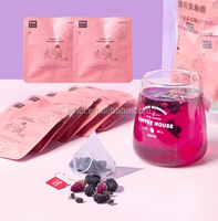 Sachets de thé triangulaires préformés 2-en-1, emballage automatique de qualité alimentaire, sachets pyramidaux 3G/5G en nylon PA et fibre de maïs