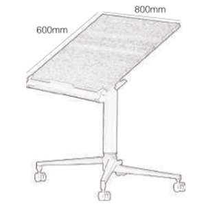 Escritorio Ergonómico Eléctrico de una Sola Pata Borito MJT-1636FE, Moderno, Metálico, Blanco, Altura Ajustable, Diseño Móvil para Trabajar de Pie o Sentado - Product Image 3