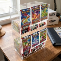 Distributeur de paquets de cartes Pokémon en acrylique, distributeur de cartes Pokémon, distributeur de cartes de jeu TCG pour usage commercial