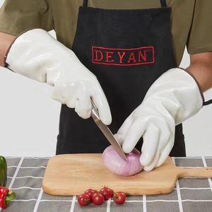 Gants de boulangerie en silicone liquide en gros, texture lisse, qualité alimentaire, résistants à la chaleur, flexibles et respirants - Product Image 4