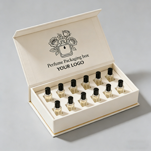 Caja de Regalo Magnética Rígida Personalizada de Lujo con Inserto para Botellas de Perfume, Empaque para Regalos - Product Image 3