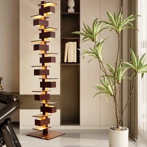 Artistic Minimalist Floor <b>Lamp</b> LED Light Source <b>Switch</b> Control Home Use - Product Image 4