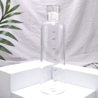 Botol air kaca borosilikat tinggi: langsung dari produsen, terlaris, dengan kemasan termasuk