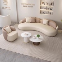 Ensemble de canapés en tissu éponge durable, moderne et écologique, pour hôtel/villa, salon, avec couleurs personnalisables