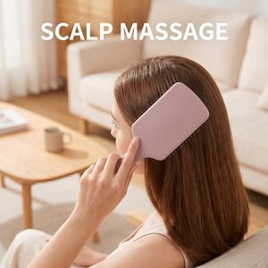 Brosse coiffante à succès avec coussin d'air et poils en nylon, démêlante pour cheveux bouclés, peigne de définition avec manche en plastique pour usage domestique - Product Image 3