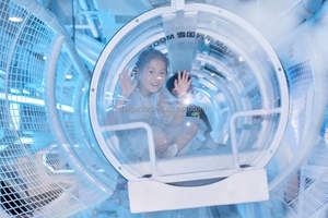 เครื่องร่อนอวกาศเป็นอุปกรณ์สนุกๆสำหรับสนามเด็กเล่นในร่ม - Product Image 3