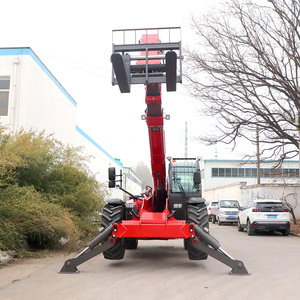 Telehandler Teleskopik Bertenaga Mesin Diesel 4 Ton Langsung dari Pabrik, Forklift <span class=keywords><strong>Loader</strong></span> 14M untuk Industri Restoran - Product Image 4