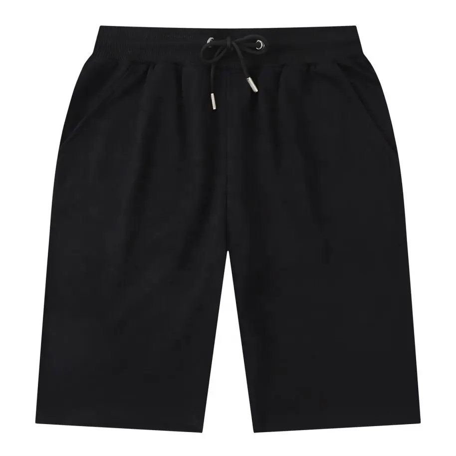 Short de sport d'été 200 coton pour hommes, 100% g, qualité de première classe, taille élastique, cordon de serrage, grande taille, plage