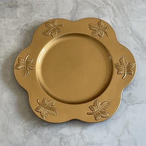 Moderno Caricabatterie in plastica da 13 pollici Base decorazione da tavolo <span class=keywords><strong>sottopiatti</strong></span> in <span class=keywords><strong>oro</strong></span> per eventi di festa di nozze - Product Image 5