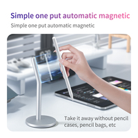 Support magnétique pour stylet OEM X92 en alliage d'aluminium CNC, support de bureau pour tablette avec aimant puissant N52 et base en silicone stable