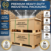 Caja de Envío Corrugada de Grado Industrial, Logotipo Personalizado, Cartón Resistente Anti-Aplastamiento para Equipos Electrónicos, Exportación de Fábrica