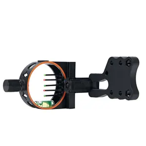 5 pin Bow Sight Light accessori regolabili per tiratori di mano sinistra e destra Compound Bow Sight