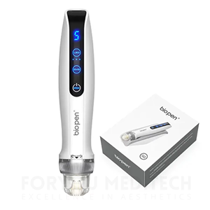 Stylo de massage facial bio en acier inoxydable, stimule la régénération du <span class=keywords><strong>collagène</strong></span> pour lutter contre la perte de cheveux et réduire les ridules périorbitales - Product Image 1