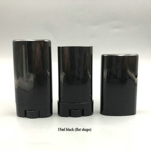<span class=keywords><strong>Tube</strong></span> ovale de bâton de protection solaire torsadé noir blanc transparent de 15 ml 15g, récipient de <span class=keywords><strong>tube</strong></span> de baume de bâton de <span class=keywords><strong>colle</strong></span> de 15g, emballage de <span class=keywords><strong>tube</strong></span> de déodorant - Product Image 5