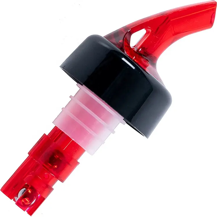 New Design Pouring Spout Acrylic Lid for Red Wine Glass Bottle for Cocktail Made