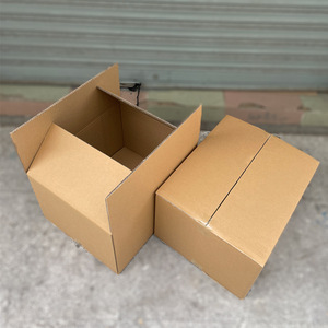 Boîte en carton pliable de 6 mm d'épaisseur, en carton ondulé brun jaunâtre, résistante à la pression, résistante aux chutes, robuste, durable, pour l'emballage - Product Image 1