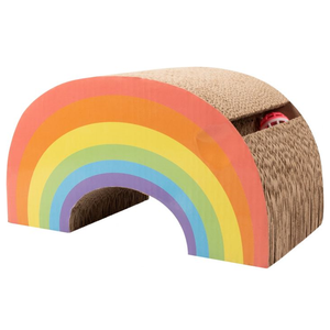 Pawise Durable Resistente a los arañazos Multifunción 3 en 1 Rascador de gato de cartón <span class=keywords><strong>Castillo</strong></span> en el cielo Rascador de gato de gran tamaño Juguete - Product Image 5