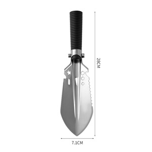 Multifunctional outdoor shovel, portable shovel, small shovel, garden shovel, camping tool, hiking emergency survival shovel - Product Image 1