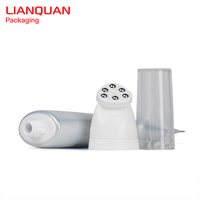 Tube en plastique ovale avec six rouleaux, tube de massage pour crème, lotion, cosmétiques