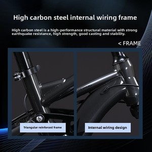 Bicicleta de Montaña Todoterreno Ligera y Básica con Doble Amortiguación para Hombres, Mujeres y Jóvenes, Velocidad Variable, Suspensión Trasera y Freno de Disco de Acero - Product Image 5