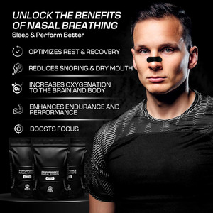 Bandelettes nasales anti-ronflement pour le sommeil et le sport, pour une meilleure respiration - Product Image 4