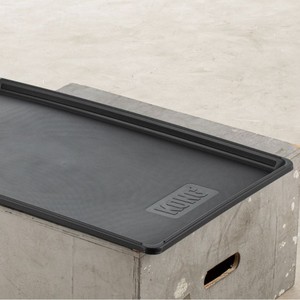 Bandeja rectangular negra impermeable para jaula de perro, tapete para mascotas - Product Image 3