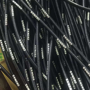 -100% Xinda màu 4mm may dây đàn hồi có thể điều chỉnh tùy chỉnh in logo dây đàn hồi cho túi đồ bơi Giày - Product Image 2