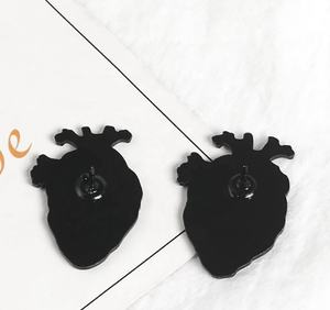 ขายส่งซอฟท์โลหะอวัยวะหัวใจเคลือบ Pins แพทย์พยาบาลหัวใจปกขา - Product Image 4