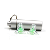 Bouchons d'oreilles Hi-fi basse en option avec filtre métallique multicolore mignon adaptés au travail aérien disponibles