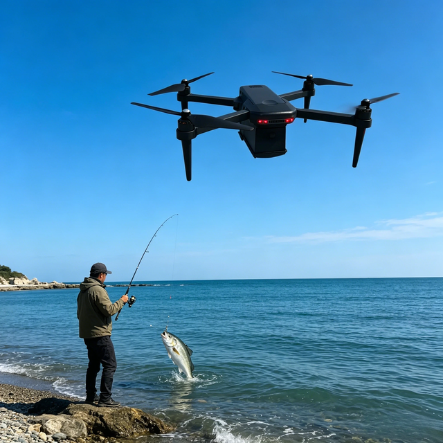 T33 1.5kg Maximum Load Hook Mode Precise GPS Position Supports 8 Memory Feeding Points Professional Fishing Drone with Air Drop