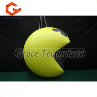 Ballon gonflable pacman géant pour décoration de plafond ballon gonflable pac-man publicitaire