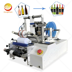 ORME Mini Electric Semiautomatic Labeler for Cylindrical Glass Bottle Label Applicator Machine with <b>Printer</b> - Product Image 1