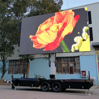 Trailer Layar LED Penuh Warna EF21 21 Meter Persegi P3.91 6500cd/m untuk Siaran Luar Ruangan dan Iklan Bergerak, Produk Terlaris 2025