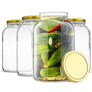 Tarros de plástico PET redondos de pared gruesa con tapa de rosca de doble capa para almacenamiento de alimentos, dulces y té, 0.7L, 0.9L, 1.4L - Product Image 4