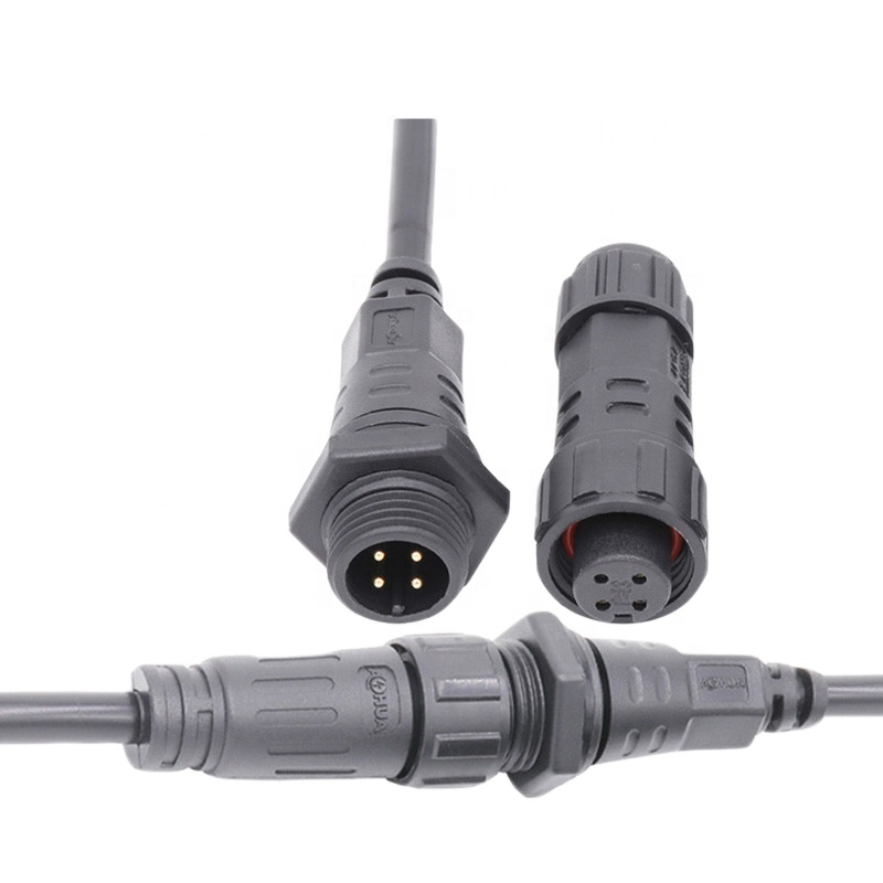 Индивидуальный блок управления 4-контактный кабельный Соединительный штепсельный штекер водонепроницаемый разъем для солнечной панели