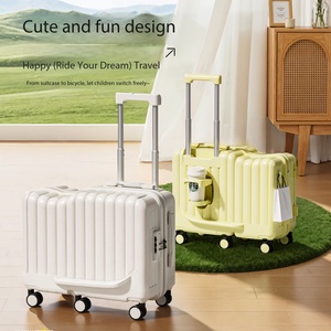 Nouvelle <span class=keywords><strong>valise</strong></span> <span class=keywords><strong>à</strong></span> <span class=keywords><strong>roulettes</strong></span> pour enfants, motif dessin animé, avec porte-gobelet, idéale pour les courts séjours <span class=keywords><strong>à</strong></span> l'aéroport - Product Image 1